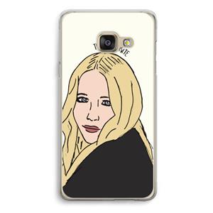 CaseCompany Mary Kate: Samsung A3 (2017) Transparant Hoesje