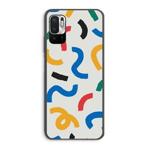 CaseCompany Illustratieve pop 2: Xiaomi Redmi Note 10 5G Transparant Hoesje
