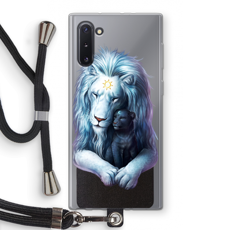 CaseCompany Child Of Light: Samsung Galaxy Note 10 Transparant Hoesje met koord