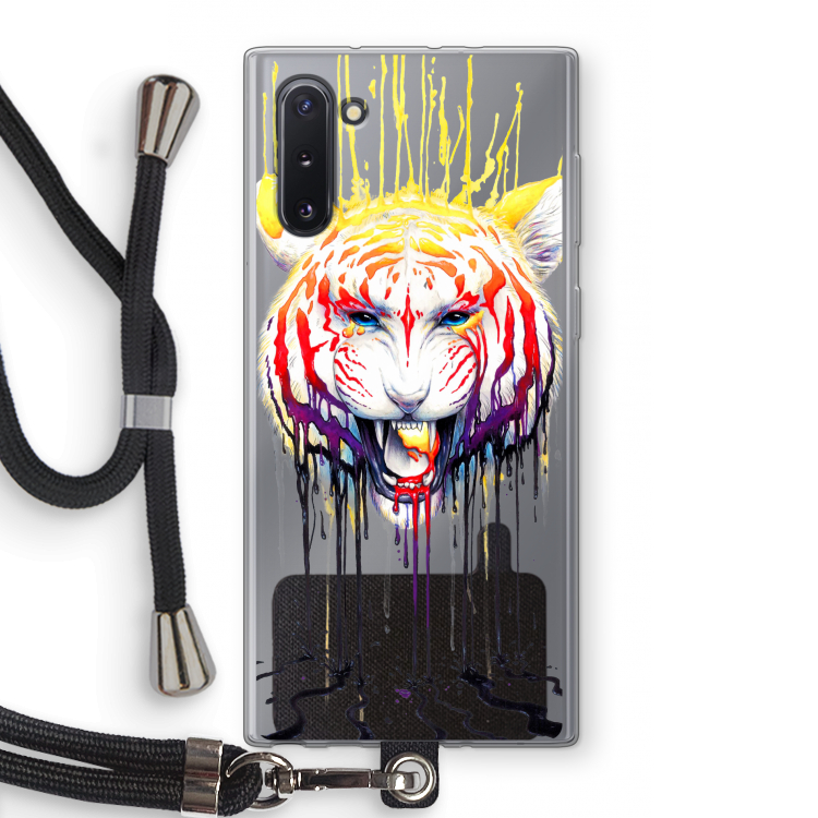 CaseCompany Fading: Samsung Galaxy Note 10 Transparant Hoesje met koord