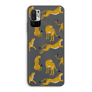 CaseCompany Luipaard: Xiaomi Redmi Note 10 5G Transparant Hoesje
