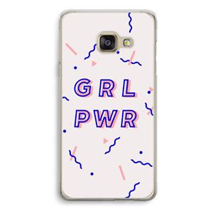 CaseCompany GRL PWR: Samsung A3 (2017) Transparant Hoesje