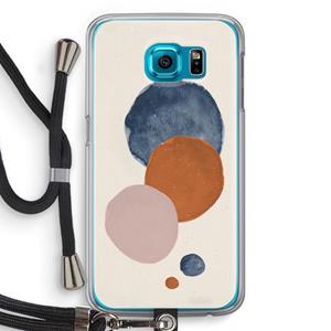 CaseCompany Geo #4: Samsung Galaxy S6 Transparant Hoesje met koord