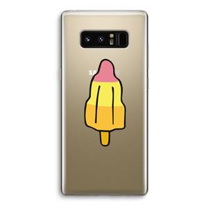 CaseCompany Raketijsje: Samsung Galaxy Note 8 Transparant Hoesje