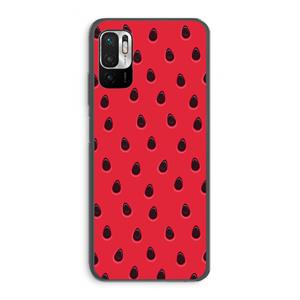 CaseCompany Watermelon: Xiaomi Redmi Note 10 5G Transparant Hoesje