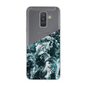CaseCompany Zee golf: Samsung Galaxy A6 Plus (2018) Transparant Hoesje