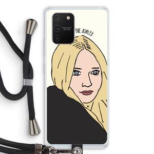 CaseCompany Ashley: Samsung Galaxy S10 Lite Transparant Hoesje met koord