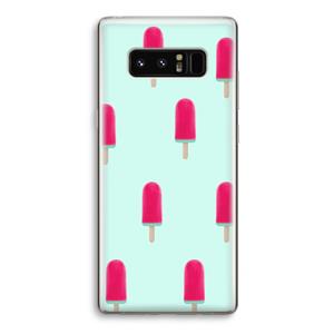 CaseCompany Waterijsje: Samsung Galaxy Note 8 Transparant Hoesje
