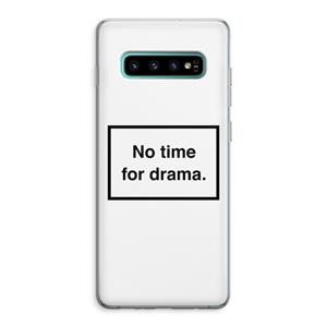 CaseCompany No drama: Samsung Galaxy S10 Plus Transparant Hoesje