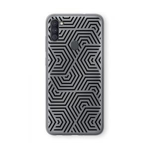 CaseCompany Magic pattern: Samsung Galaxy A11 Transparant Hoesje