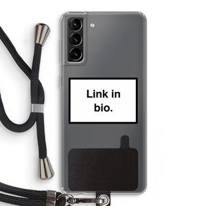 CaseCompany Link in bio: Samsung Galaxy S21 Plus Transparant Hoesje met koord