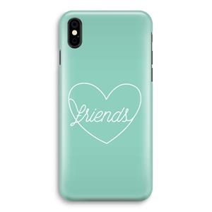 CaseCompany Friends heart pastel: iPhone Xs Volledig Geprint Hoesje