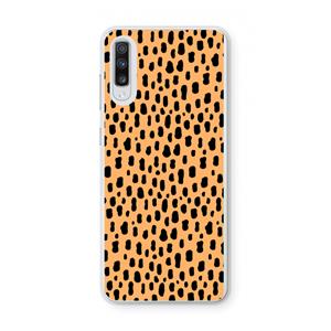 CaseCompany Panter: Samsung Galaxy A70 Transparant Hoesje