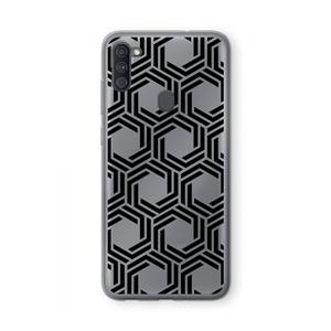 CaseCompany Geometrisch patroon: Samsung Galaxy A11 Transparant Hoesje