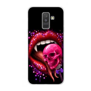 CaseCompany Dodelijk zoet: Samsung Galaxy A6 Plus (2018) Transparant Hoesje