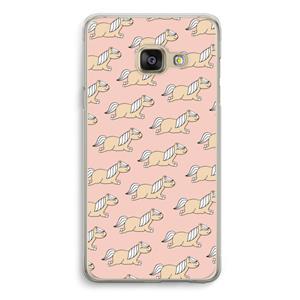 CaseCompany Ponys: Samsung A3 (2017) Transparant Hoesje