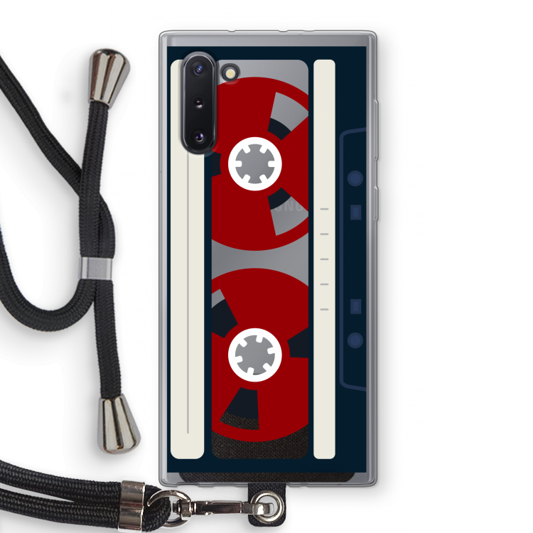 CaseCompany Here's your tape: Samsung Galaxy Note 10 Transparant Hoesje met koord