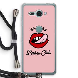 CaseCompany Badass Babes Club: Sony Xperia XZ2 Compact Transparant Hoesje met koord