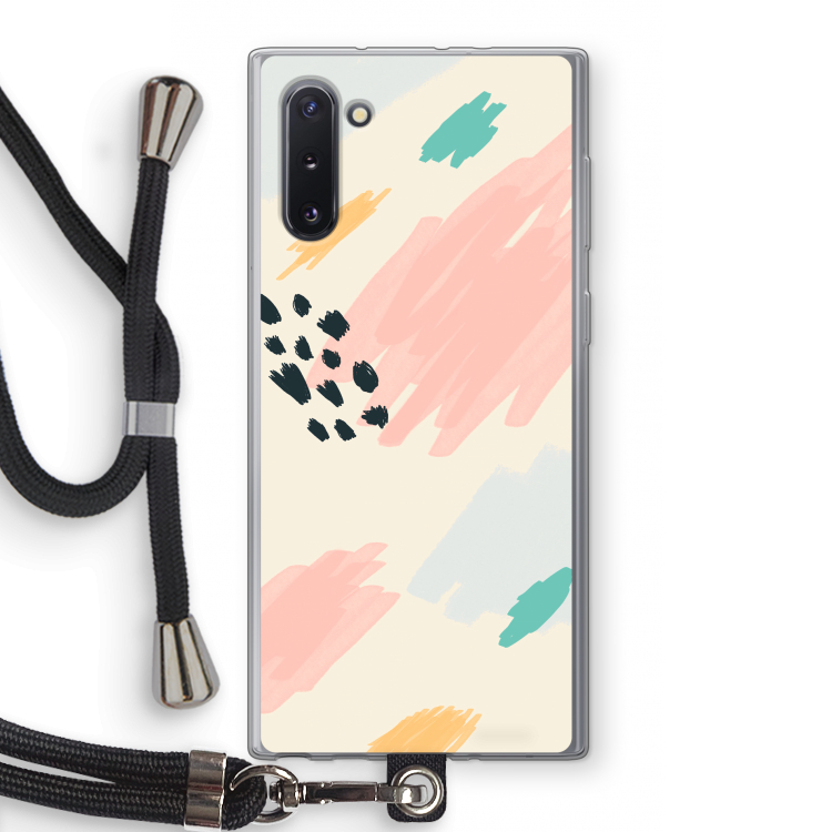 CaseCompany Sunday Chillings: Samsung Galaxy Note 10 Transparant Hoesje met koord