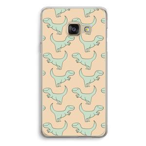 CaseCompany Dinos: Samsung A3 (2017) Transparant Hoesje