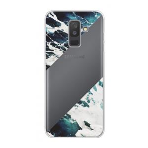 CaseCompany Golven: Samsung Galaxy A6 Plus (2018) Transparant Hoesje
