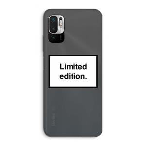 CaseCompany Limited edition: Xiaomi Redmi Note 10 5G Transparant Hoesje