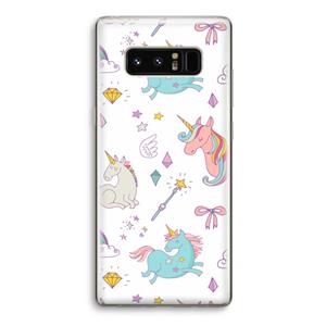 CaseCompany Fantasiewereld: Samsung Galaxy Note 8 Transparant Hoesje