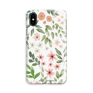 CaseCompany Botanical sweet flower heaven: iPhone Xs Volledig Geprint Hoesje