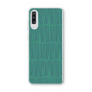 CaseCompany Swirls: Samsung Galaxy A70 Transparant Hoesje