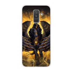 CaseCompany Pegasus: Samsung Galaxy A6 Plus (2018) Transparant Hoesje