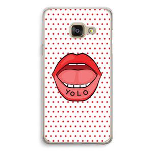 CaseCompany Yolo Denise: Samsung A3 (2017) Transparant Hoesje