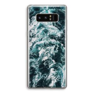 CaseCompany Zee golf: Samsung Galaxy Note 8 Transparant Hoesje
