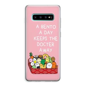 CaseCompany Bento a day: Samsung Galaxy S10 Plus Transparant Hoesje