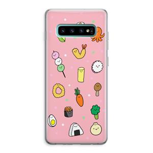 CaseCompany Happy bento friends: Samsung Galaxy S10 Plus Transparant Hoesje