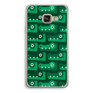 CaseCompany Crocs: Samsung A3 (2017) Transparant Hoesje