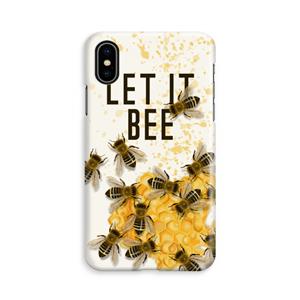 CaseCompany Let it bee: iPhone Xs Volledig Geprint Hoesje