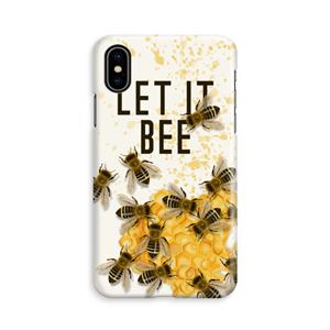 CaseCompany Let it bee: iPhone Xs Volledig Geprint Hoesje