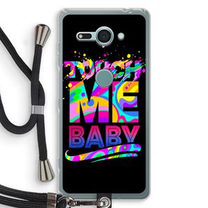 CaseCompany Touch Me: Sony Xperia XZ2 Compact Transparant Hoesje met koord