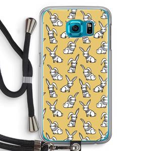 CaseCompany Haas: Samsung Galaxy S6 Transparant Hoesje met koord