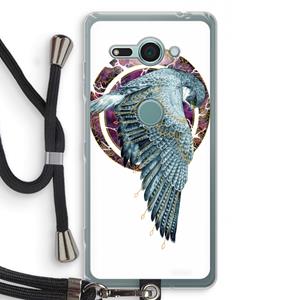 CaseCompany Golden Falcon: Sony Xperia XZ2 Compact Transparant Hoesje met koord