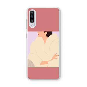 CaseCompany Cosy: Samsung Galaxy A70 Transparant Hoesje
