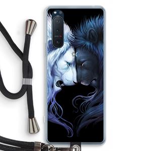 CaseCompany Brotherhood: Sony Xperia 5 II Transparant Hoesje met koord