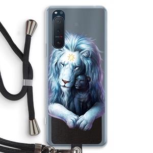 CaseCompany Child Of Light: Sony Xperia 5 II Transparant Hoesje met koord