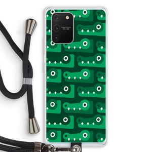 CaseCompany Crocs: Samsung Galaxy S10 Lite Transparant Hoesje met koord