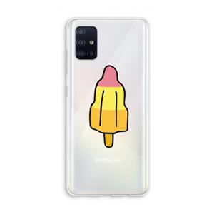 CaseCompany Raketijsje: Galaxy A51 4G Transparant Hoesje