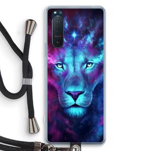 CaseCompany Firstborn: Sony Xperia 5 II Transparant Hoesje met koord