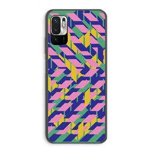 CaseCompany Skew Blush 1: Xiaomi Redmi Note 10 5G Transparant Hoesje