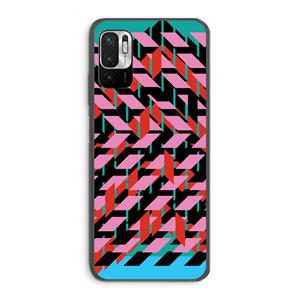 CaseCompany Skew Blush 2: Xiaomi Redmi Note 10 5G Transparant Hoesje