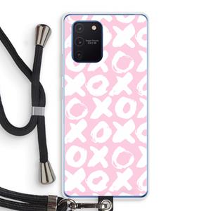 CaseCompany XOXO: Samsung Galaxy Note 10 Lite Transparant Hoesje met koord