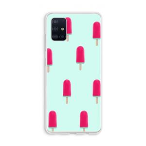 CaseCompany Waterijsje: Galaxy A51 4G Transparant Hoesje